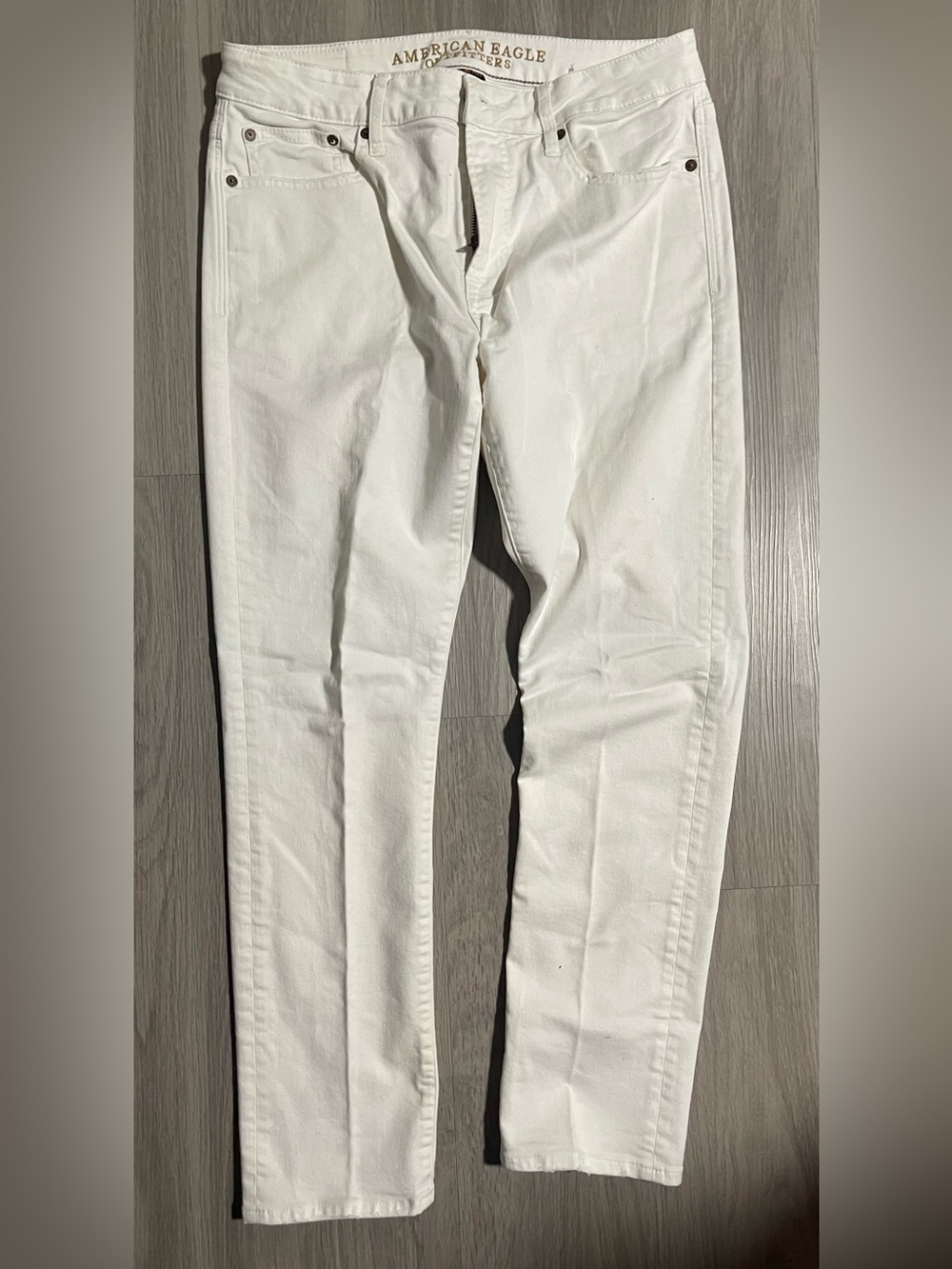 American Eagle Outfitters Men’s White Slim Fit Jeans